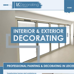 Web Design for LK Decorating