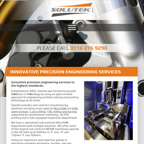 Web Design for Solutek